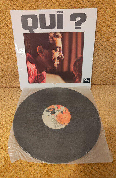 CHARLES AZNAVOUR - Qui? ORIGINAL FRENCH 1963 SPAIN GATEFOLD LP VGC Barclay
