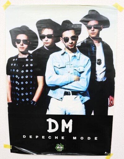 Depeche Mode / 101 (1989) Japan Original Promo Poster B2 20x28in (515x728mm)
