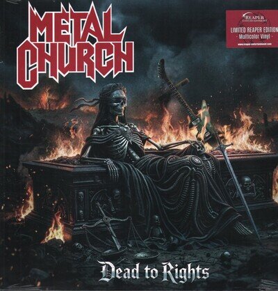 METAL CHURCH DEAD TO RIGHTS LP VINYL Limited reaper edition on multicolour vinyl