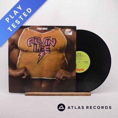 Alvin Lee Pump Iron! LP Album Vinyl Record 1975 CHR 1094 Chrysalis - VG+/EX