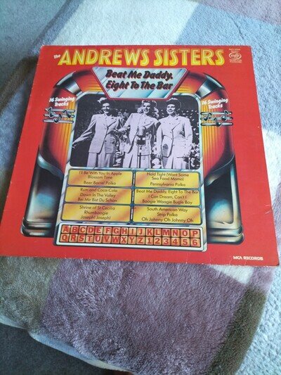 THE ANDREWS SISTERS Beat Me Daddy, Eight To The Bar 1982 UK Vinyl LP Best of **