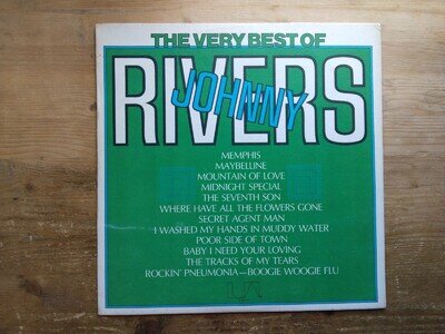 The Very Best of Johnny Rivers Very Good+ Vinyl LP Record Album UA-LA253-G