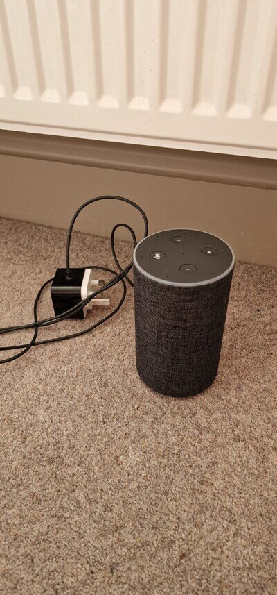 Amazon Echo 2nd Generation Plus Size Alexa Smart Speaker Aux Working Tested
