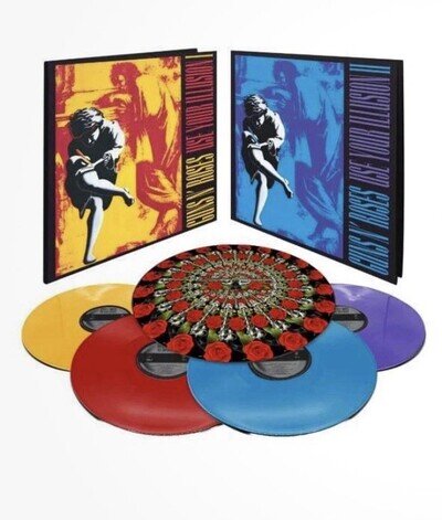 Guns N Roses Use Your Illusion Limited 4 LP Collectors Edition Mint Condition