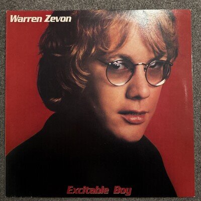 Warren Zevon - Excitable Boy US LP 1978 + Innerbag Near Mint rare Vinyl Asylum