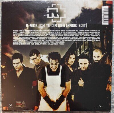 SEALED RAMMSTEIN – ICH TU DIR WEH 7" VINYL SINGLE EU 2010 INDUSTRIAL METAL 🤘