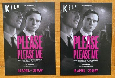 Please Please Me Play Brian Epstein The Beatles Theatre London Promo Flyer 2026