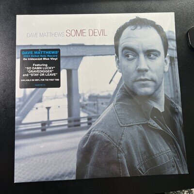 Dave Matthews - Some Devil - Iridescent Blue 2LP Vinyl Limited - New