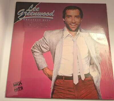 Lee Greenwood Greatest Hits 1985 Vinyl LP " God Bless The USA" MCA-5582 Sealed