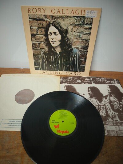 Rory Gallagher Calling Card 12" Record LP Vinyl UK 1976 Chrysalis CHR 1124 Good