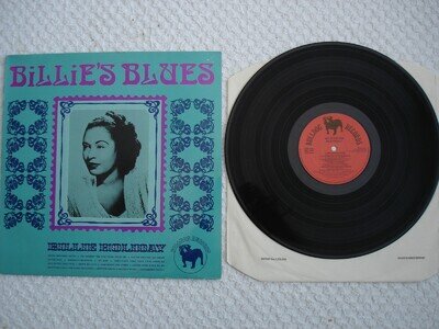 BILLIE HOLIDAY BILLIES BLUES VINYL LP 1976 BULLDOG RECORDS BDL 1007 NEAR MINT