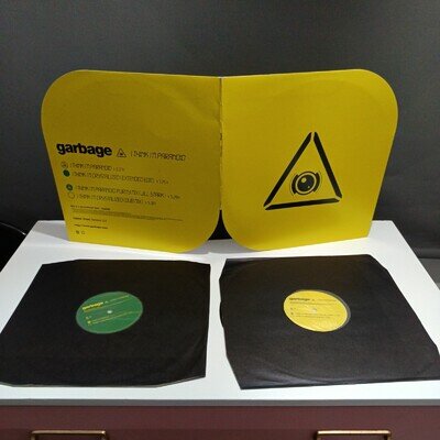 GARBAGE I Think I'm Paranoid 1998 UK promo 2x 12" vinyl record