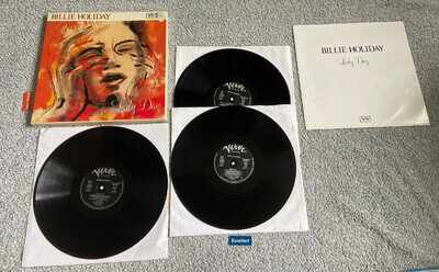 Billie Holiday Lady Day 3LP Vinyl Record Box Set 1984 Jazz Vocal Compilation