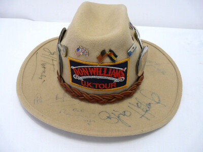 Country & Western Autographed Cowboy Style Hat - Thames Hospice