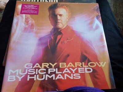 GARY BARLOW MUSIC PLAYED BY HUMANS DELUXE RED VINYL LP BRAND NEW AND SEALED