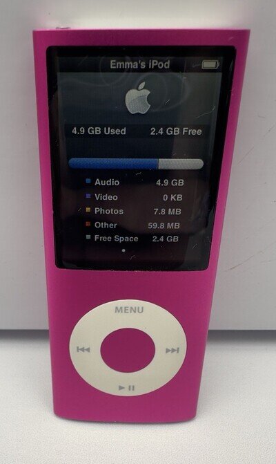 Apple iPod Nano 4th Generation Pink (8GB) Digital Media Player - Model A1285