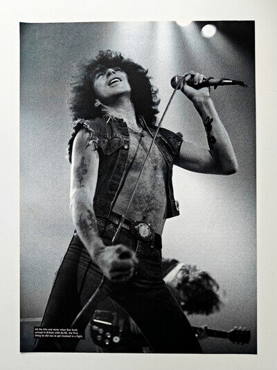 AC/DC - Bon Scott - Classic Magazine Picture / Mini-Poster - RARE
