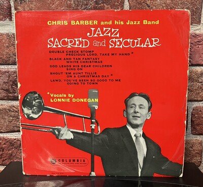 Rare Chris Barber Jazz Sacred & Secular 1955 10” Mono LP 33S1112 VG+ Tested