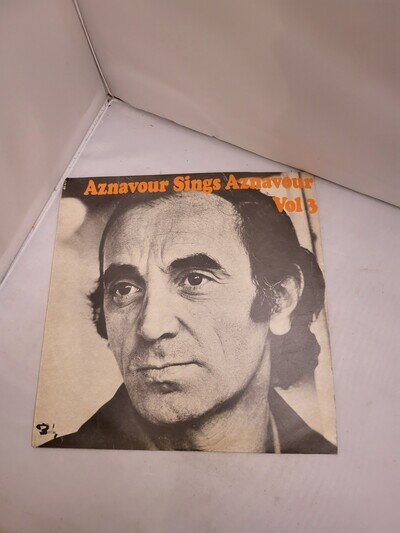 Charles Aznavour - Aznavour Sings Aznavour Vol. 3 - 1972 Vinyl Record Album LP1