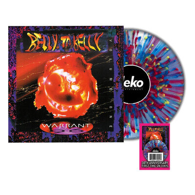 Warrant - Belly To Belly Volume 1 (30th Anniversary) Splatter Coloured Vinyl LP
