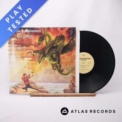 Yngwie Malmsteen Trilogy 1A 1B Canada LP Album Vinyl Record 831 073-1 - EX/EX