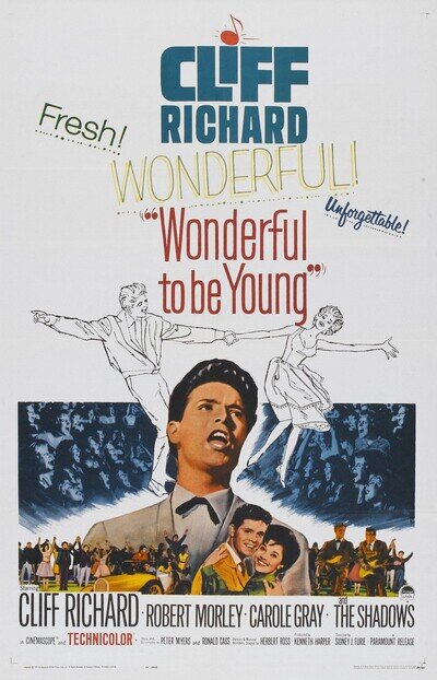 Cliff Richard Wonderful to be Young 16" x 12" Photo Repro Film Poster