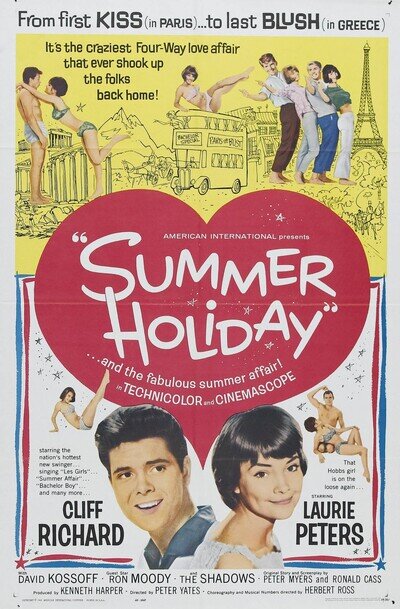 Cliff Richard Summer Holiday 16" x 12" Photo Repro Film Poster