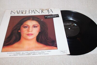 1987 ISABEL PANTOJA "Sus Mejores Canciones Españolas, LP, (RCA/6449) VG/VG