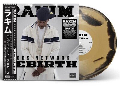 RAKIM ‎– G.O.D.s Network - Reb7rth - OBi Sealed Album Vinyl, LP, Gold/Black