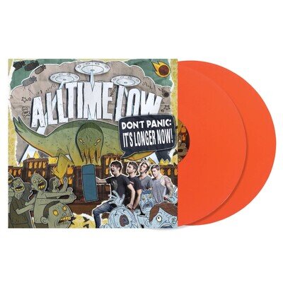 All Time Low - Don't Panic: It's Longer Now! Orange 2LP Vinyl 12" Album