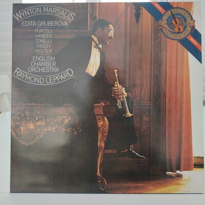 WYNTON MARSALIS plays Purcell Handel Torelli Fasch - English Chamber VINYL EX EX