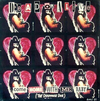 DEAD OR ALIVE COME HOME WITH ME BABY BURNS Q5 12" SINGLE PICTURE SLEEVE 1989 NEW