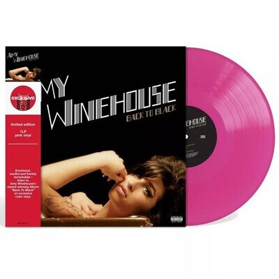 AMY WINEHOUSE BACK TO BLACK PINK VINYL TARGET EXCLUSIVE OBI LIMITED EDITION LP