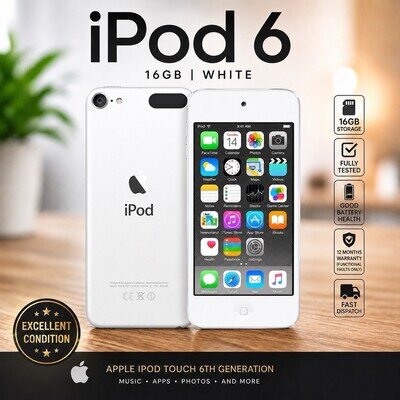 Apple iPod Touch 6th Generation 16GB – A1574 – Excellent Condition