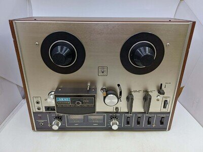VINTAGE- AKAI 4000 DS - REEL TO REEL -TAPE PLAYER- TESTED WORKING