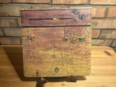 ALICE COOPER - SCHOOL'S OUT UK FIRST PRESS 12" Vinyl Record LP VG VG+