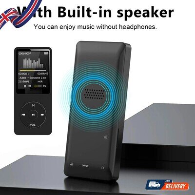 Portable Bluetooth MP4/MP3 Lossless HIFI Music Player Media FM Radio Recorder
