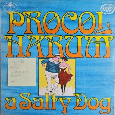 Procol Harum A Salty Dog Vinyl Record VG+/VG+ MFP 5277