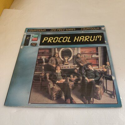 Procol Harum Procol Harum 12" Vinyl LP 33 RPM Cube 1982 COUNT 13 Rock Stereo