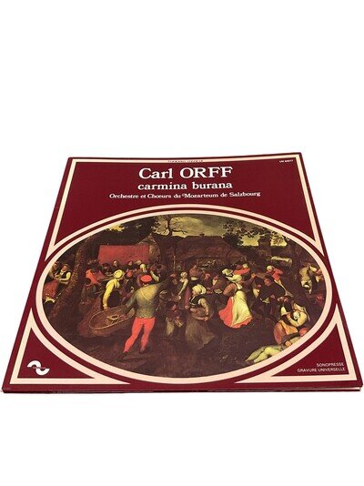 Carl Orff Carmina Burana Vinyl Record LP