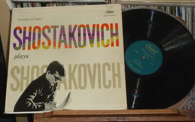 SHOSTAKOVICH plays 6 Preludes & Fugues CAPITOL P-18013 LP USSR Excellent + cond