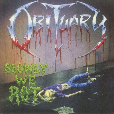 OBITUARY - Slowly We Rot (remastered) - SPLATTERED VINYL LP