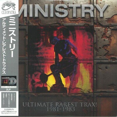 MINISTRY - Ultimate Rarest Trax! 1981-1983 - GATEFOLD SILVER VINYL 2XLP