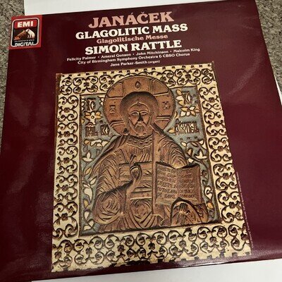 ASD 4066 Janacek Glagolitic Mass Simon Rattle CBSO 1982 NEAR MINT Gatefold EMI