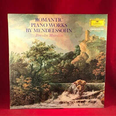 Mendelssohn Romantic Piano Works 1969 UK Vinyl LP Deutsche Grammophon ‎135 129