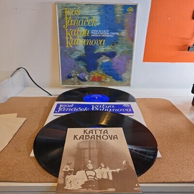 Leos Janacek : Katya Kabanova 2LP vinyl box set NM FREE P&P Supraphon 50781/2