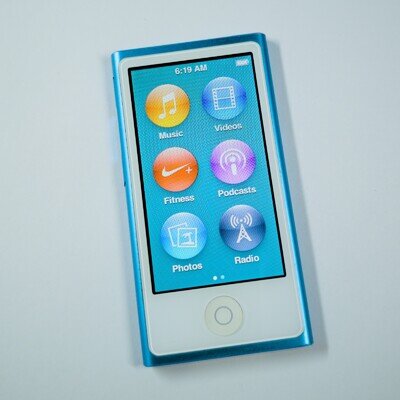 Apple iPod Nano 16GB 7th Gen Generation Blue MP3 WARRANTY