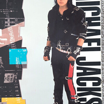 Michael Jackson Bad World Tour 1988 Original Poster