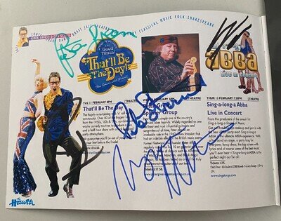 Peter Green Autograph + Splinter Group-Gig Program- Hawth- Signed 2003 VG+.