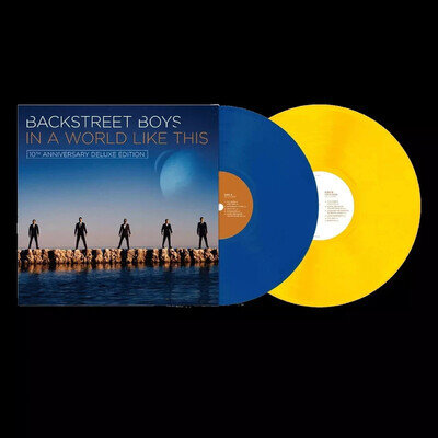 Backstreet Boys - In a World Like This. Deluxe Blue Yellow Double Vinyl LP NEW